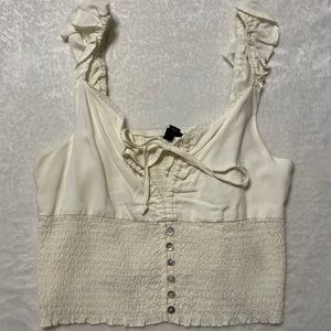 Large White Fable Tank